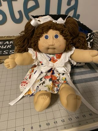 Cabbage Patch Kid Jesmar.  Brown Hair,  Blue Eyes And Freckles