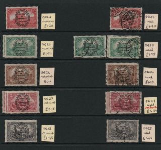 GERMANY: WWI Occupation Examples - Ex - Dealers Stock - 3 Sides Page (27863) 3
