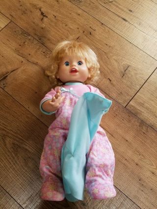 Fisher Price Little Mommy Walk & Giggle Doll EUC 3
