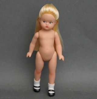 Tonner Effanbee Mini Patsy Doll " Wee Basic Blonde " Nude With Shoes & Socks