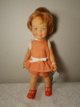 Vtg 1972 Ideal Baby Chrissy Doll Red Hair Grows Cinnamon Dressed Tlc (a - 4)