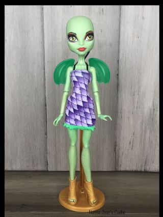 Monster High Doll Cam Create A Monster Gorgon Girl Green Lizard Snake