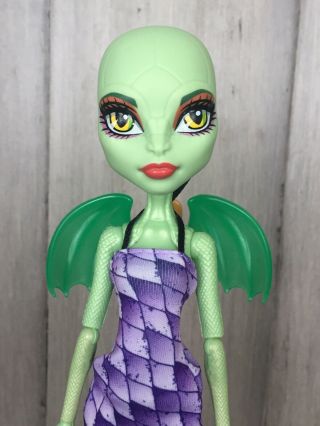 MONSTER HIGH Doll CAM Create A Monster Gorgon Girl Green Lizard Snake 2