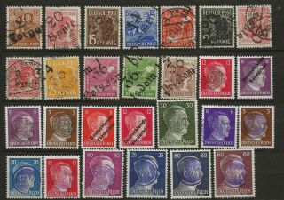 Germany After Wwii Local Overprints Mnh/mlh/used Stamps