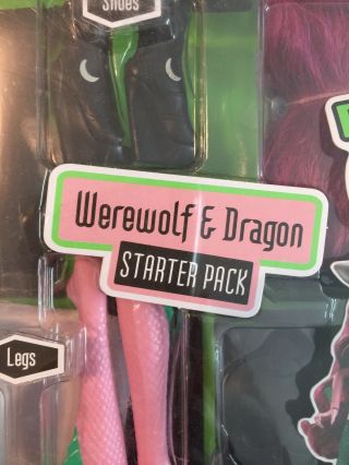 Monster High - Create A Monster - Werewolf & Dragon Starter Pack - - 2