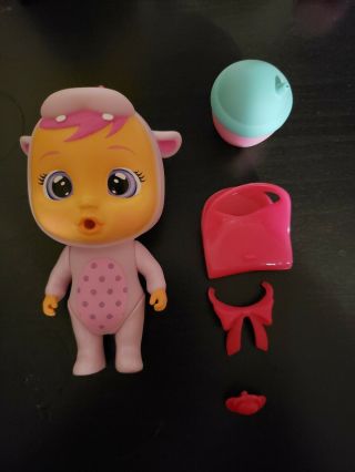 Cry Babies Magic Tears Mini Dolls Hopie Hippo Pre - Owned With Accessories