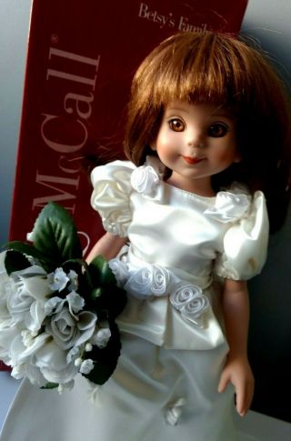 1998 Robert Tonner 14 " Betsy Mccall Doll Boxed Bride Doll