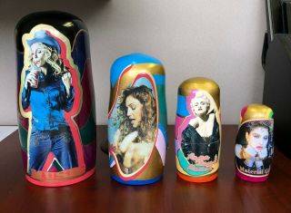 2004 Madonna Nesting Dolls Limited Edition Collectors Set 646/5000 Pre - Owned