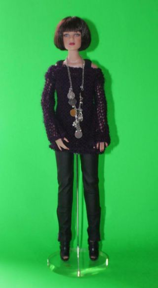 Tonner Tyler " Ellowyne - Dark Days Outfit " Dressed 16 " Black Hair Doll