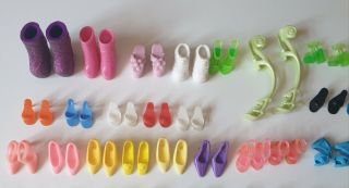Barbie,  Sindy doll shoes,  67 complete pairs.  VGC  2