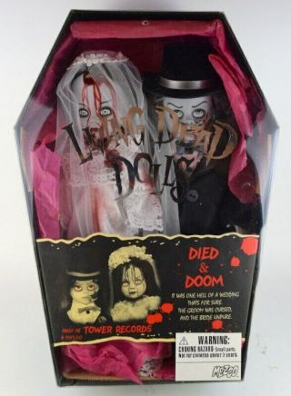Mezco Living Dead Doll Iodide And Dome / Died And Doom Limited