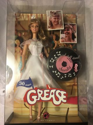 Grease 30 Years Barbie Sandy Olsson Dance Off Doll Dress Olivia Newton John