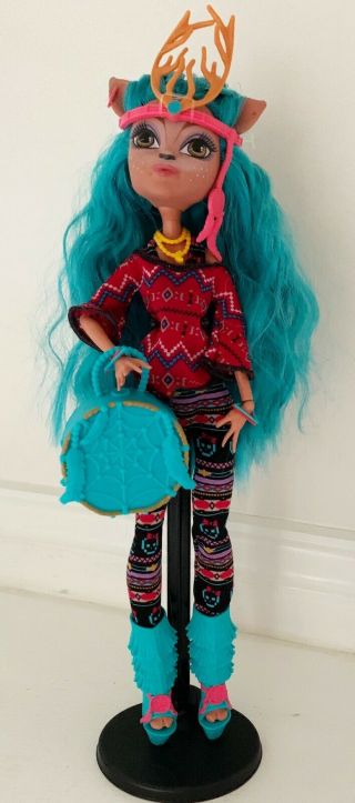Monster High Isi Dawndancer Doll With Accessories & Stand Collectible