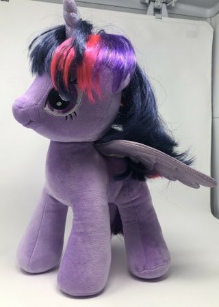 Build A Bear Bab My Little Pony Purple Twilight Sparkle Unicorn Pegasus 18” Tall