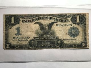 1899 $1 Silver Certificate Large Size Note - Very Good - See Photos