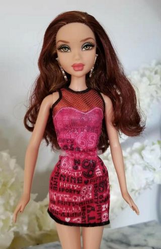 Mattel My Scene Boutique Street Chelsea Doll MyScene Girl Red Hair Pretty Barbie 2