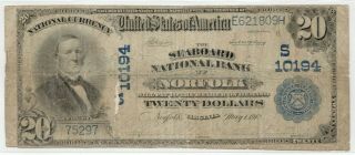 1902 $20 National Bank Note,  Seaboard Nb Of Norfolk,  Va,  Cir,  Delicate [4471.  01]