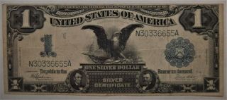 Series 1899 $1 Black Eagle Silver Certificate Fr.  236 -.  99c Start -