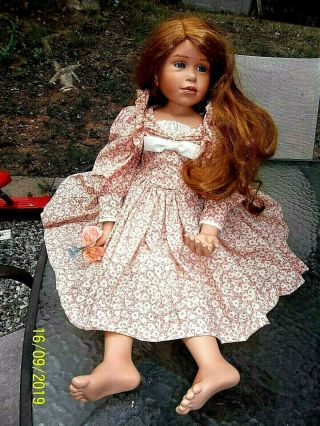 1999 Stunning Pamela Erff Limited Edition 28” Porcelain Doll 94/1500