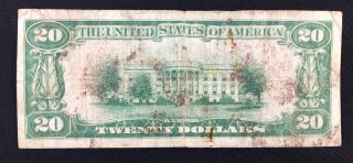Series 1928 $20 Twenty Dollar Federal Reserve Note Gold Certificate 2