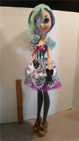 28 " Barbie Best Fashion Friend Doll & Clothing Just Play Htf Blue Hair My Size