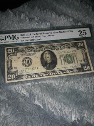 Series Of 1928 20 Federal Reserve Note Numerical District