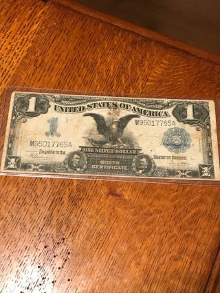 1899 1 Black Eagle Silver Certificate Low Starting Price