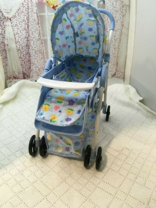 Battat Hard To Find Stroller For Mini Reborn Or Ooak Baby Doll Up To 8 "