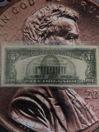 1988 - A $5 Frn - Front To The Back Error - Atlanta