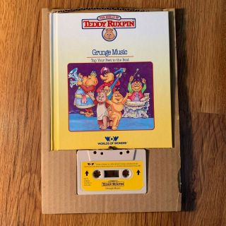 Teddy Ruxpin Adventure Series Grunge Music Cassette & Book 3
