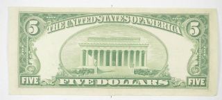 ERROR Replacement Note - $5.  00 1953 - A Silver Certificate Note - STAR TOUGH 981 2