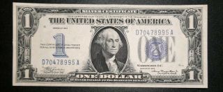 1934 $1 Funny Back Silver Certificate Crisp