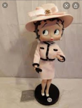 Betty Boop Sophistication Porcelain Doll By Danbury Ugc