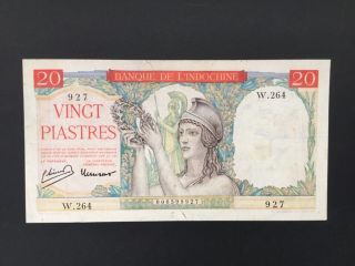 French Indochina 1949 $20 Piastres.