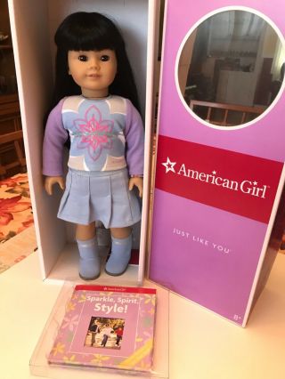 American Girl Doll Just Like You With Book And Box