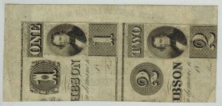 1861 ORLEANS,  JACKSON & GREAT NORTHERN RAILROAD COMPANY $2 Obsolete Currency 2
