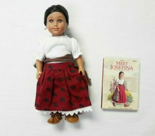 American Girl 6 " Mini Doll - Josefina Montoya And Mini Book - 111519e