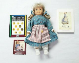 American Girl 6 " Mini Doll - Kristen Larson,  Pins & Book - 111519f