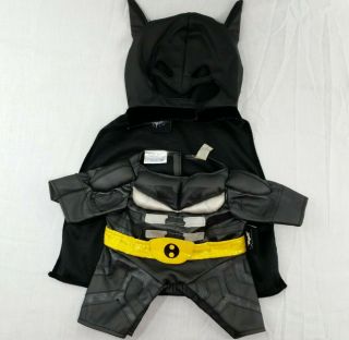 Build A Bear Batman Outfit Cape Cowl Suit Clothes Dark Knight Rises Padded Armor