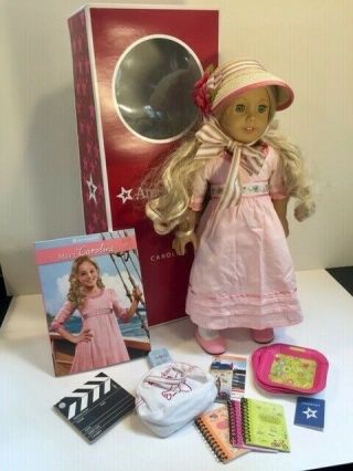 American Girl Doll Caroline,  Book,  Outfit And Accessories