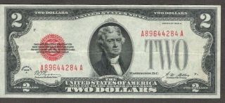 1928a $2 Us Note,  Vf,  Problem -,  Have 2