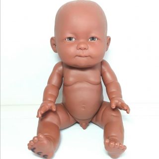 Anatomically Correct Baby Boy Doll Toy Brown Black