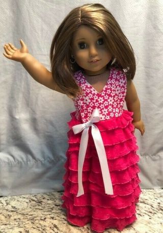 Real 18 " American Girl Doll 28 Doll W/ Box Brown Eyes Truly Adorable