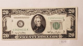 West Point Coins 1950 $20 Federal Reserve Note Gem - Bu 