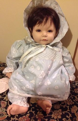 Retired Adora Doll " Name Your Own Baby " 20 " Vinyl Doll By Frank Young Brown Hair