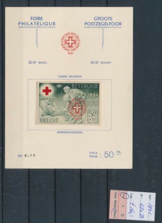 Lk90950 Belgium 1941 Red Cross 5f 5f Cv.  160 Eur Fine Lot Mnh