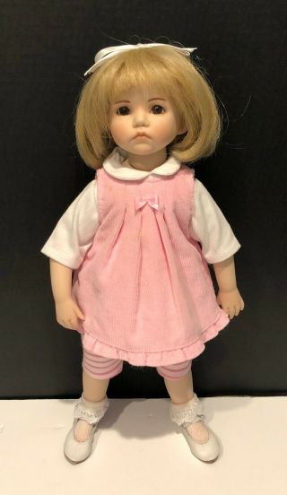 Dianna Effner Emily Porcelain & Cloth 15 Inch Doll By Hart