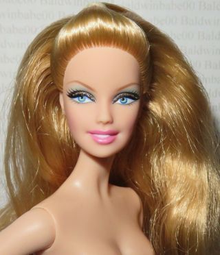 (s - 26) Nude Barbie Blonde Happy Birthday Ken Mackie Model Muse Doll For Ooak