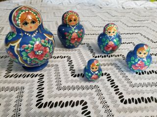 Russian 5 Piece Nesting Doll