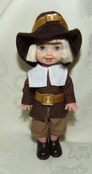 Dressed Mattel Tommy Doll - - Pilgrim Thanksgiving Outfit Barbie Kelly Friend